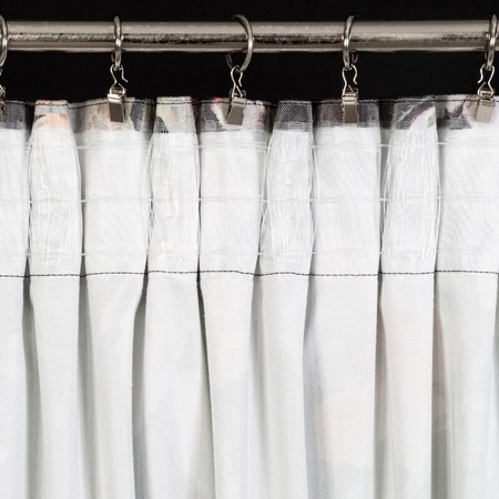 ZASŁONA GOTOWA ALANI NA TAŚMIE 140 X 270 CM CZARNY