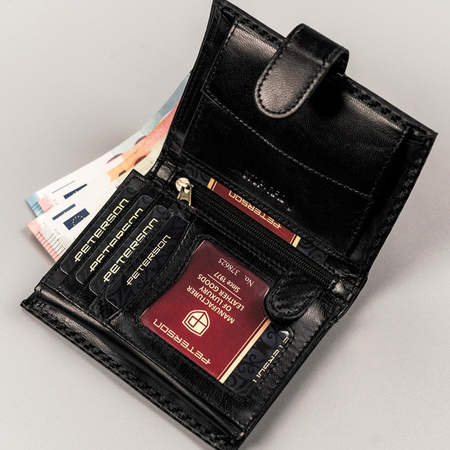 Portfel męski skórzany skóra naturalna  Peterson