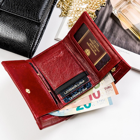 Portfel damski skórzany skóra naturalna  Peterson