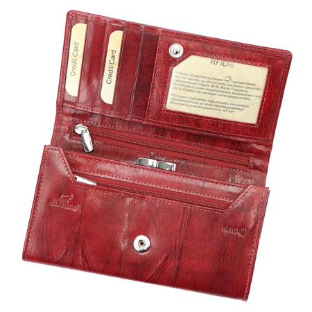 Portfel damski skórzany skóra naturalna El Forrest 