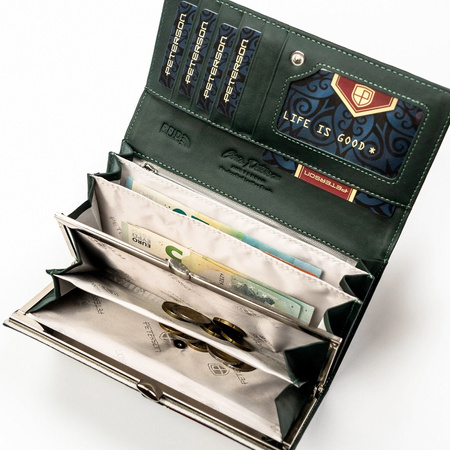 Portfel damski skóra naturalna skórzany Peterson