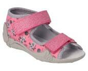 Befado - Obuwie dziecięce sandałki dla dziewczynki różowe