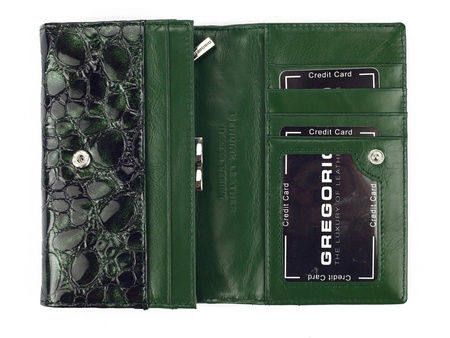 Portfel damski skórzany skóra naturalna Gregorio 