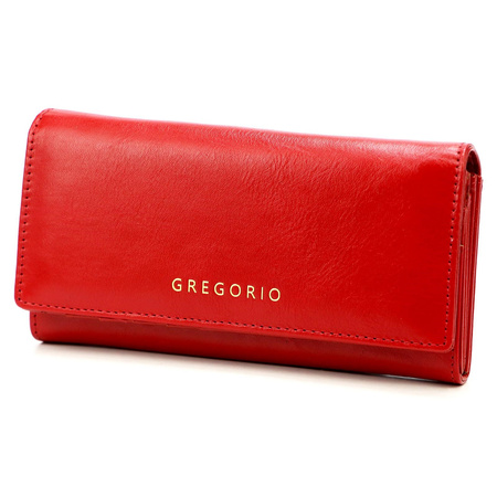 Portfel damski skórzany skóra naturalna Gregorio