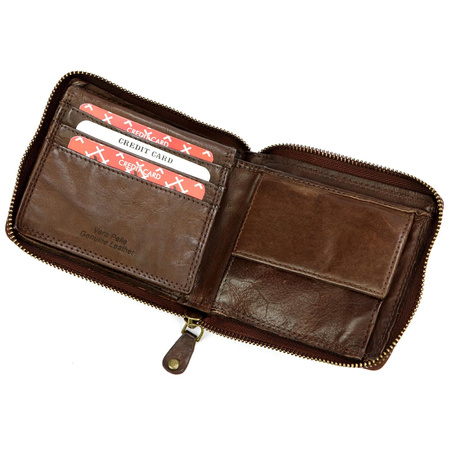 Portfel męski skórzany skóra ekologiczna VS 