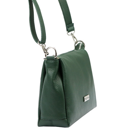 MiaMore torebka listonoszka skóra naturalna zielony