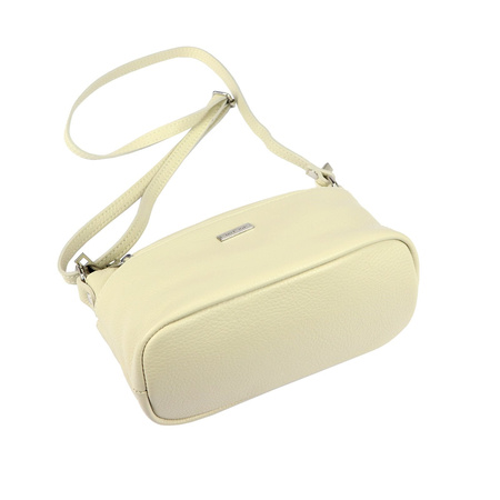 MiaMore torebka listonoszka skóra naturalna beżowy