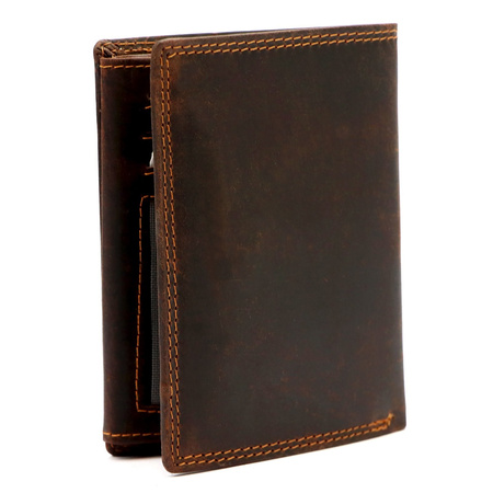 Portfel męski skórzany skóra naturalna Nordee