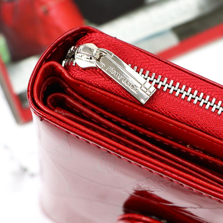 Portfel damski skóra naturalna skórzany Pierre Cardin