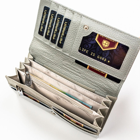 Portfel damski skóra naturalna skórzany Peterson