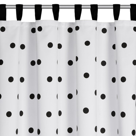 ZASŁONA GOTOWA BUSA NA SZELKACH 140 X 270 CM BIAŁY