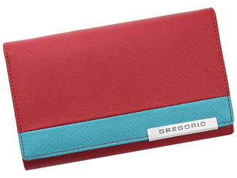 Portfel damski skórzany skóra naturalna Gregorio