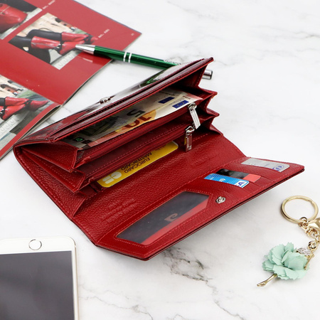 Portfel damski skóra naturalna skórzany Pierre Cardin