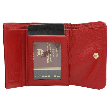 Portfel damski skórzany skóra naturalna Peterson