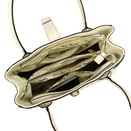 Torebka torebki skórzana skóra naturalna Pierre Cardin damska