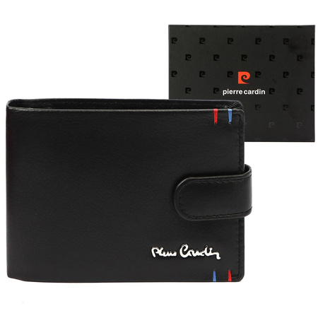 Portfel męski skórzany skóra naturalna Pierre Cardin