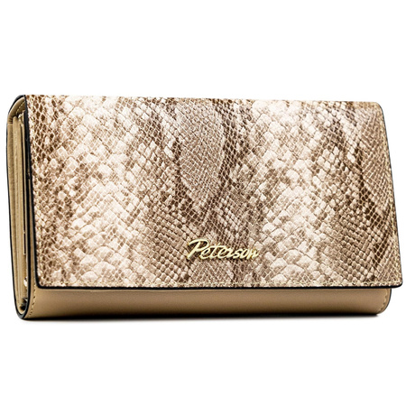 Portfel damski skóra naturalna skórzany Peterson