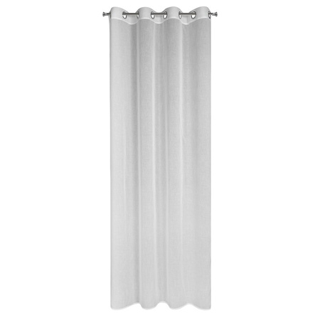 FIRANA GOTOWA SANDRA 140 X 250 CM BIAŁY