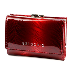 Portfel damski skóra naturalna skórzany Gregorio