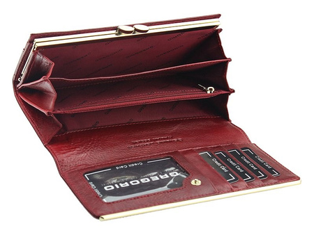 Portfel damski skórzany skóra naturalna Gregorio 