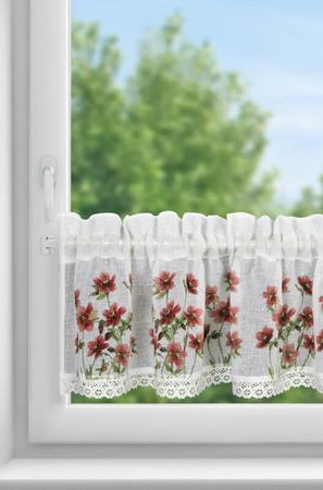 FIRANA GOTOWA ISA 150 X 30 CM BIAŁY