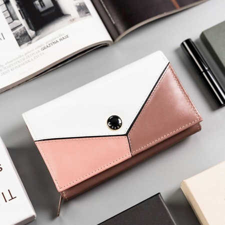 Portfel damski skórzany skóra naturalna  Peterson