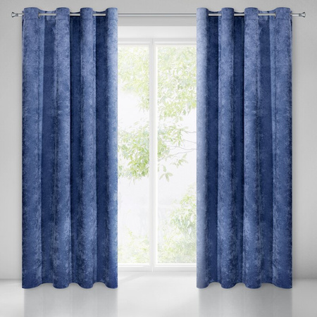 ZASŁONA GOTOWA ANISA 140 X 250 CM GRANATOWY