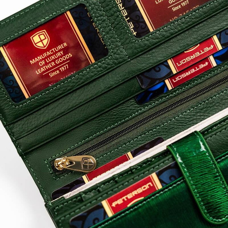 Portfel damski skórzany skóra naturalna Peterson