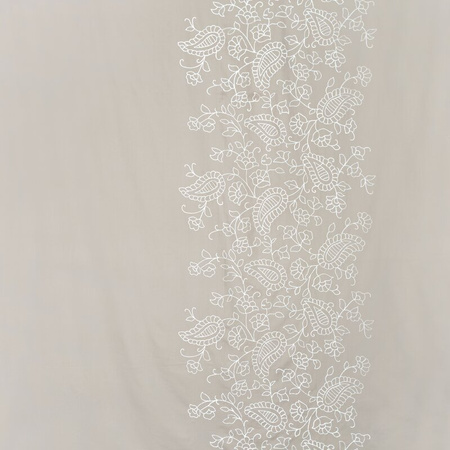 KOMPLET POŚCIELI SATYNOWEJ HAFT 220 X 200 CM BEŻOWY