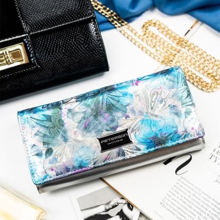 Portfel damski skóra naturalna skórzany Peterson