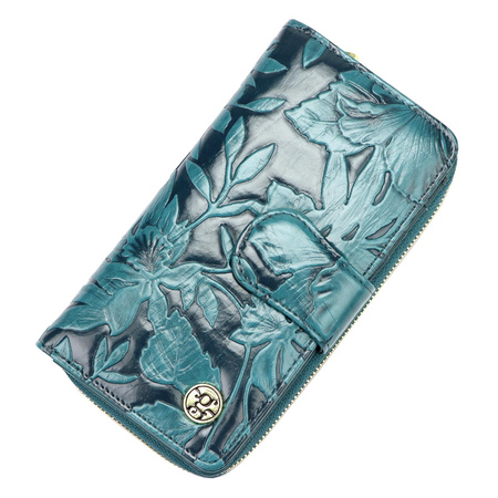 Portfel damski skórzany skóra naturalna + skóra ekologiczna Gregorio