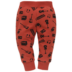 Legginsy LETS ROCK czerwony,rock 134