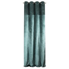 Zasłona gotowa turkusowa na przelotki 140X250 