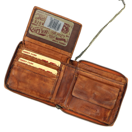 Portfel męski skórzany skóra naturalna Route 66 