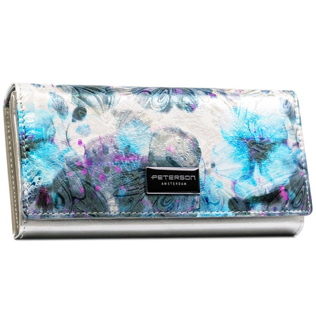 Portfel damski skóra naturalna skórzany Peterson