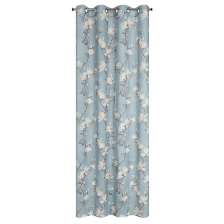 ZASŁONA GOTOWA LUNA 140 X 250 CM BŁĘKITNY