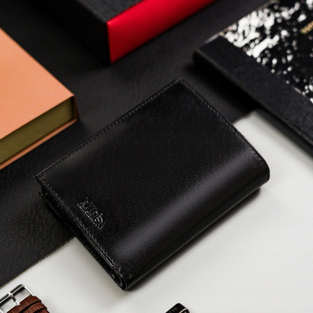 Portfel męski skórzany skóra naturalna  Peterson