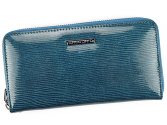 Portfel damski skórzany skóra naturalna Gregorio