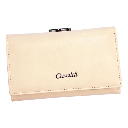 Portfel damski skórzany skóra naturalna + skóra ekologiczna Cavaldi