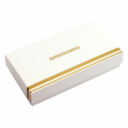 Portfel damski skóra naturalna skórzany Gregorio