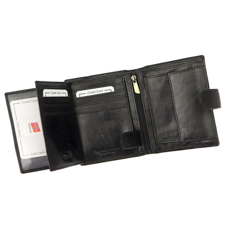 Portfel męski skórzany skóra naturalna Nordee