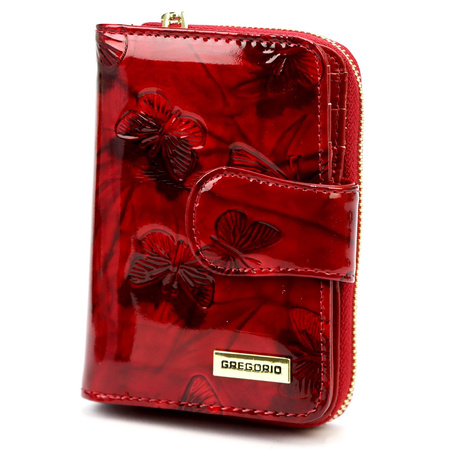 Portfel damski skórzany skóra naturalna Gregorio