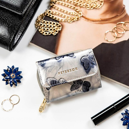 Portfel damski skóra naturalna skórzany Peterson 