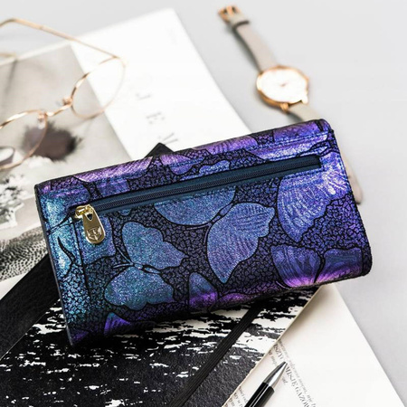 Portfel damski skórzany skóra naturalna  Peterson 