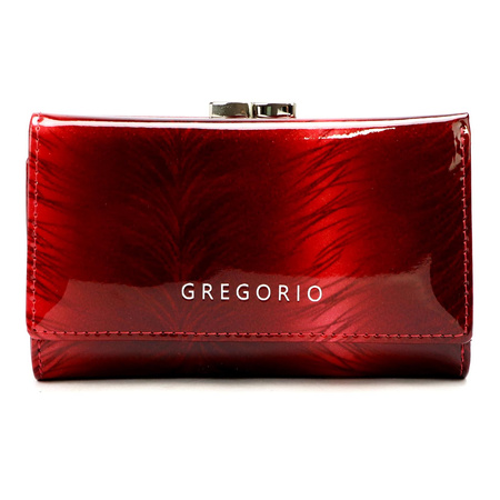 Portfel damski skóra naturalna skórzany Gregorio 