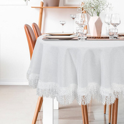 OBRUS JASPER FI 120 CM BIAŁY