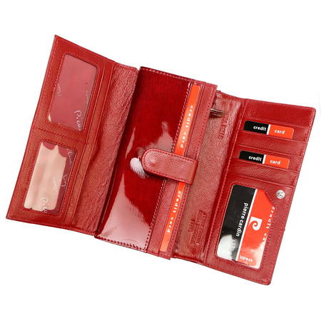 Portfel damski skórzany skóra naturalna Pierre Cardin