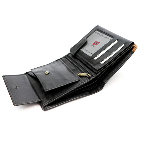 Portfel męski skórzany skóra naturalna Nordee