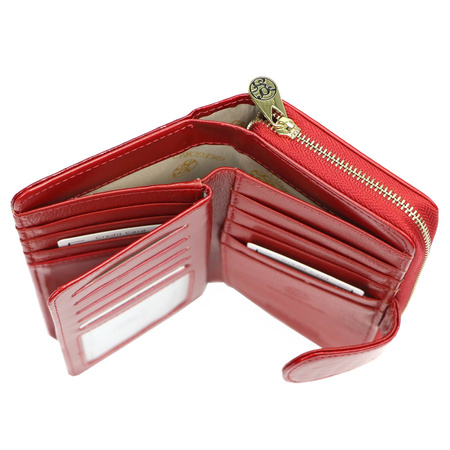 Portfel damski skóra naturalna skórzany Gregorio