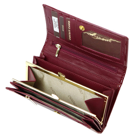 Portfel damski skórzany skóra naturalna Mato Grosso 